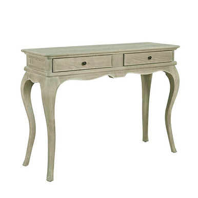 French Style Dressing Table Willis & Gambier Camille Oak Limed
