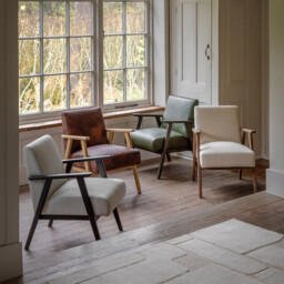 Gallery Direct Neyland Natural Linen Armchair – Modern by Living