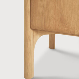 Ethnicraft PI Oak Sideboard with Rounded Corners width 119 depth 45 height 83cm - thumbnail 4