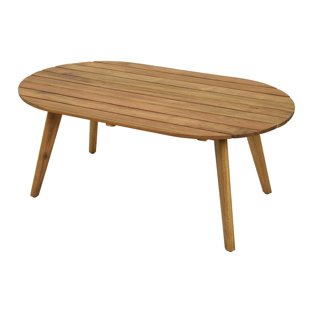 AMARA Outdoors - Outdoor Oval Wooden Coffee Table