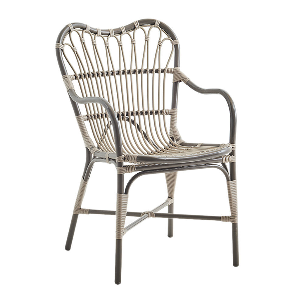 Sika-Design - Margret Outdoor Rattan Dining Chair - Moccachino