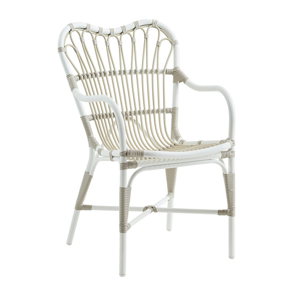 Sika-Design - Margret Outdoor Rattan Dining Chair - Dove White