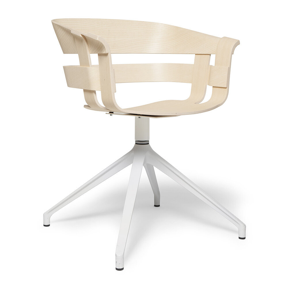 Design House Stockholm - Swivel Wick Chair - Ash/White