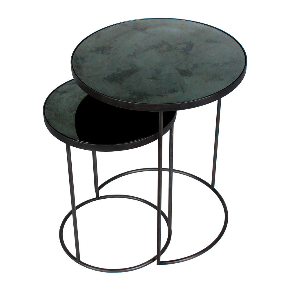 Ethnicraft - Nesting Side Table Set - Charcoal
