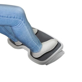 Kensington Adjustable Ergonomic Foot Rest - SoleMate under desk foot rest for improved posture, siatica and orthopedic relief - Grey/Black (56145)