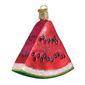 Old World Christmas Ornaments: Fruit Selection Glass Blown Ornaments for Christmas Tree, Watermelon