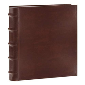 Pioneer Photo Albums CLB-246/BN 200-Pocket European Bonded Leather Photo Album for 4 by 6-Inch Prints, Brown