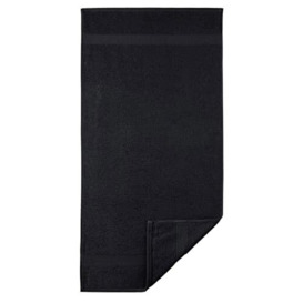 Egeria 2010450 Diamant Guest Towel Cotton Black Size 30 x 50 cm