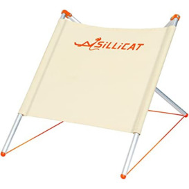 Sillicat folding chair with aluminum frame, ideal for beach and outdoor leisure, made in Spain