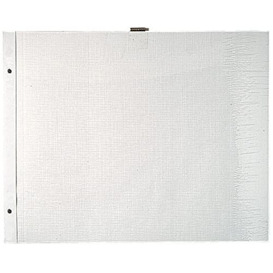 Exacompta - Ref 16812E - Photo Album Refills - 370 x 290mm in Size, White Card Backings To Place Photos On - Suitable for Scrapbooking - Black (Pack of 10)