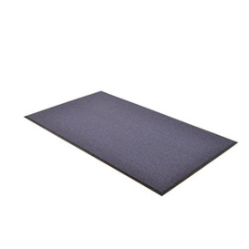 "Notrax 141 Ovation Entrance Mat, for Main Entranceways and Heavy Traffic Areas, 3' Width x 6' Length x 5/16"" Thickness, Blue"