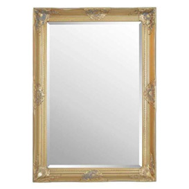 FRAMES BY POST 3ft x 2ft2 (66cmx92cm) Large Gold Hairdressors Salon Classic Frame Antique Design Ornate Shabby Chic Over Mantle Big Wall Mirror, Wood, 91x66,Beige,829693100-1