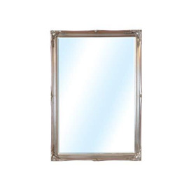 "FRAMES BY POST 2"" Silver Shabby Chic Antique Style Bevelled Rectangular Wall Mirror-Large Size: 40""x28"", 102x71"