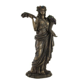 VERONESE Greek Goddess of Harvest Demeter Bronzed Statue