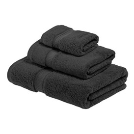 Superior Madison TS, 3-Piece Towel Set, Charcoal
