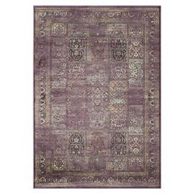SAFAVIEH Traditional Rug for Living Room, Dining Room, Bedroom - Vintage Collection, Short Pile, in Purple and Fuchisa, 160 X 229 cm