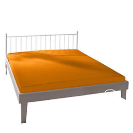 Bassetti 9222221 Fitted Sheet 310 Orange Cotton/Elastane 140 x 200 cm 160 x 220 cm
