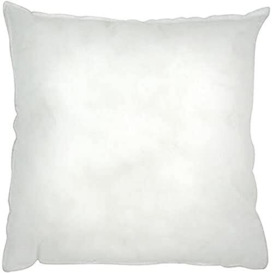 "Riva Paoletti Hollowfibre Cushion Pad Insert Inner - Small Square Shape - 100% Polyester Filling - Double Stitched Edges - 30 x 30cm (12"" x 12"" inches) - Designed in the UK, White"
