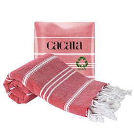 Cacala Quality Cotton Tea Towels for Kitchen - The Best Dish Towels You Need, 23 x 36 Inch Hand Towel, Red