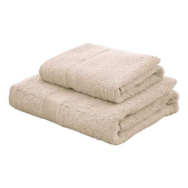 Gabel Plain Towel Set, 100% Cotton, 100 x 60 x 0.8 cm 100x60x0.8 cm beige
