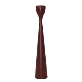 Freemover Rolf Beech Wood Candle Holder, Dark Red, 38 cm