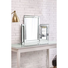Modern Design Beautiful Glass Venetian Dressing Table Mirror 1ft10 x 2ft7