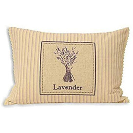 Paoletti Secret Lavender Boudoir Cushion Cover, Lilac, 35 x 50 Cm