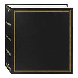 Pioneer Photo Albums TR-100 Black Magnetic 3-Ring Photo Album 100 Page