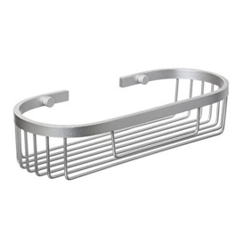 Tatay Ice Oval Storage Basket, 290 x 120 x 65, Aluminum, Silver, One Size