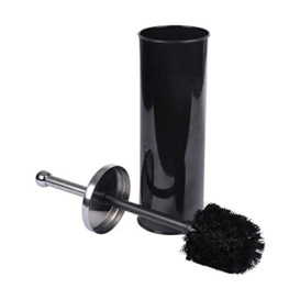 Douceur d 'Intérieur Metal Toilet Brush 9.5 x 9.5 x 26.5 cm White 6ASB221NR black