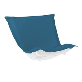Howard Elliott Q300-298P Puff Patio Chair Cushion, Seascape Turquoise