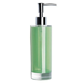 Excelsa Soap Dispenser, Polystyrol, Green, 6.5 x 6.5 x 22 cm