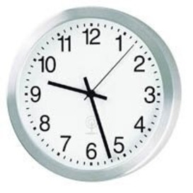 Peweta 51.190.405 Aluminium Radio Wall Clock Diameter 40 cm