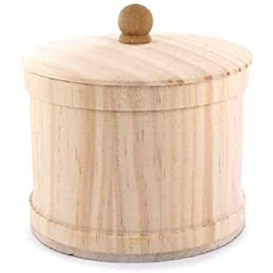 La Fourmi Round Box, Pine d.105mm h.90mm, Beige, standart