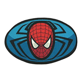 THE DECO FACTORY Spiderman Children's Rug, 90 cm x 57 cm, Multi-Coloured