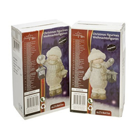 Christmas Gifts 99390 range of 2 Figurines Multi - 27 x 18 x 47 cm