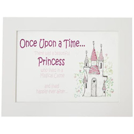 WHITE COTTON CARDS Baby & Kids Princess Castle Once Upon a Time, Print, Wall Art (Code PIC6)