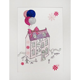WHITE COTTON CARDS Baby & Kids Dolls House, Print, Wall Art (Code PIC15)