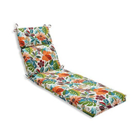 Pillow Perfect Outdoor/Indoor Lensing Jungle Chaise Lounge Cushion