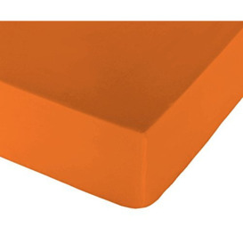 Play Basic Collection Lisa fitted sheet for bed 150 cm Naranja caqui