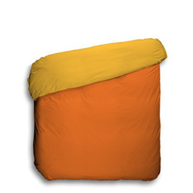 Play Basic Collection – Duvet Cover Smooth Reversible Orange Khaki 250 x 220 cm Naranja caqui