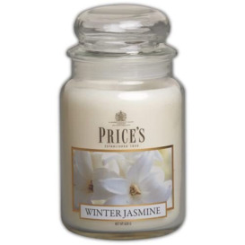 Price's - Winter Jasmine Large Jar Candle - Sweet, Delicious, Quality Fragrance - Long Lasting Scent - Up to 150 Hour Burn Time