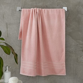 Catherine Lansfield Zero Twist Soft & Absorbent Cotton Hand Towel Pink