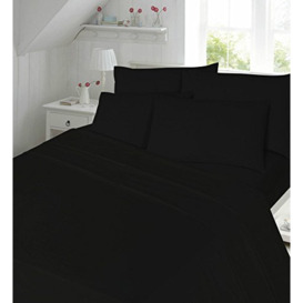 NZ Duvet Cover and Two Pillow Cases, Black, King Size