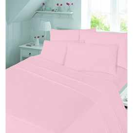 NZ Duvet Cover and Two Pillow Cases, Pink, Super King