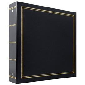 MCS MBI Library Collection 400 Pocket 4x6 Photo Album in Black