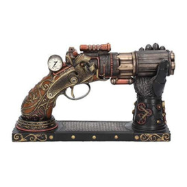 Nemesis Now Nock's High-Powered Steam Gun Figurine 19cm Bronze