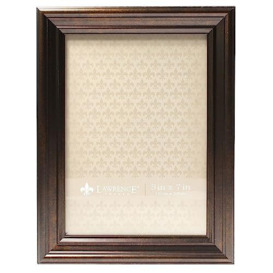 Lawrence Frames 535557 Bronze 5x7 Classic Detailed Oil Rubbed Picture Frame