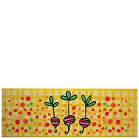 laroom 14071 – Vinyl Carpet Of Kitchen Radish 140 cm, Yellow