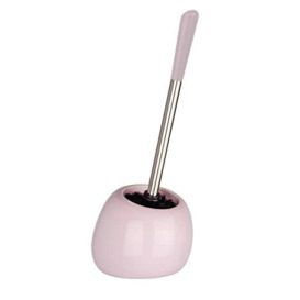 PUMA Polaris Rose-Toilet Brush Holder, Ceramic, Pastel Pink, 15 x 14.5 x 34.5 cm